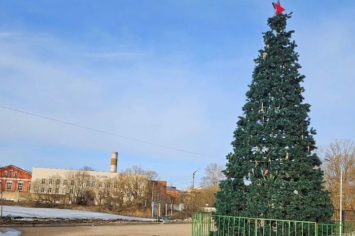 Праздник не уходит: в российском городе до сих пор не убрали новогоднюю елку
