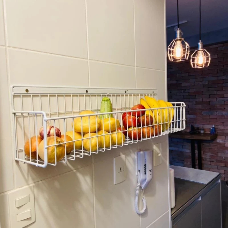 Чудесная идея для хранения фруктов на кухне: подчеркните их в декоре кухни декор,идеи для дома,интерьер и дизайн