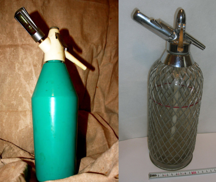 Сифон дети заполняли далеко не газировкой. /Фото: nahshaus.ru