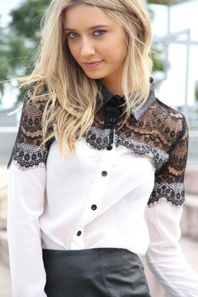 Возьмите совсем немного кружева, чтобы потрясающе обновить старую одежду Возьмите совсем немного кружева, чтобы потрясающе обновить старую одежду женские хобби