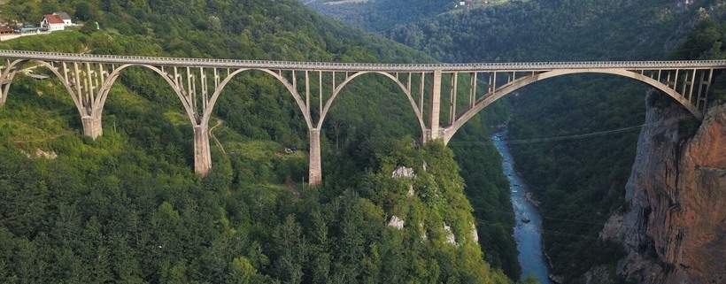 Красивейший мост Европы, который был принесен в жертву ради спасения Югославии Европа,Путешествия,фото