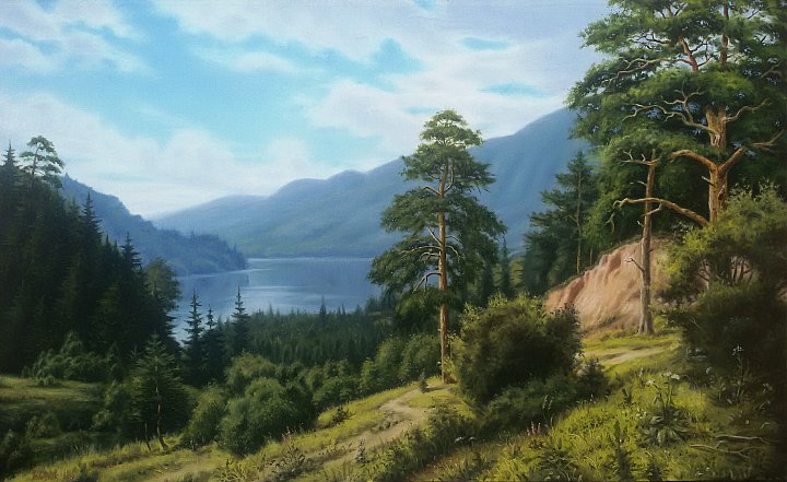 Лечите душу тишиной... Художник Максим Колесник живопись