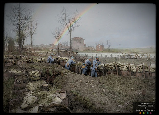 Цветные снимки Первой мировой войны, которые сделаны как будто вчера жизнь,история,курьезы,приколы,факты