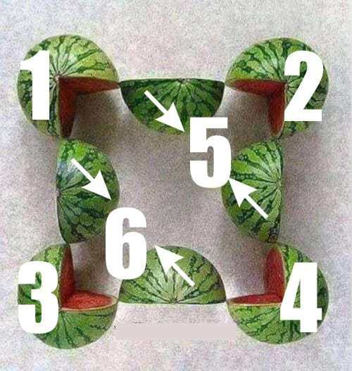 Сможете ли вы верно посчитать сколько арбузов на этом фото (3)