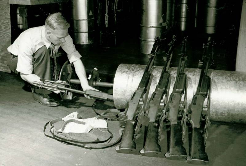 Пулемёт в консервной банке. Контейнеры длительного хранения от Спрингфилдского арсенала оружие