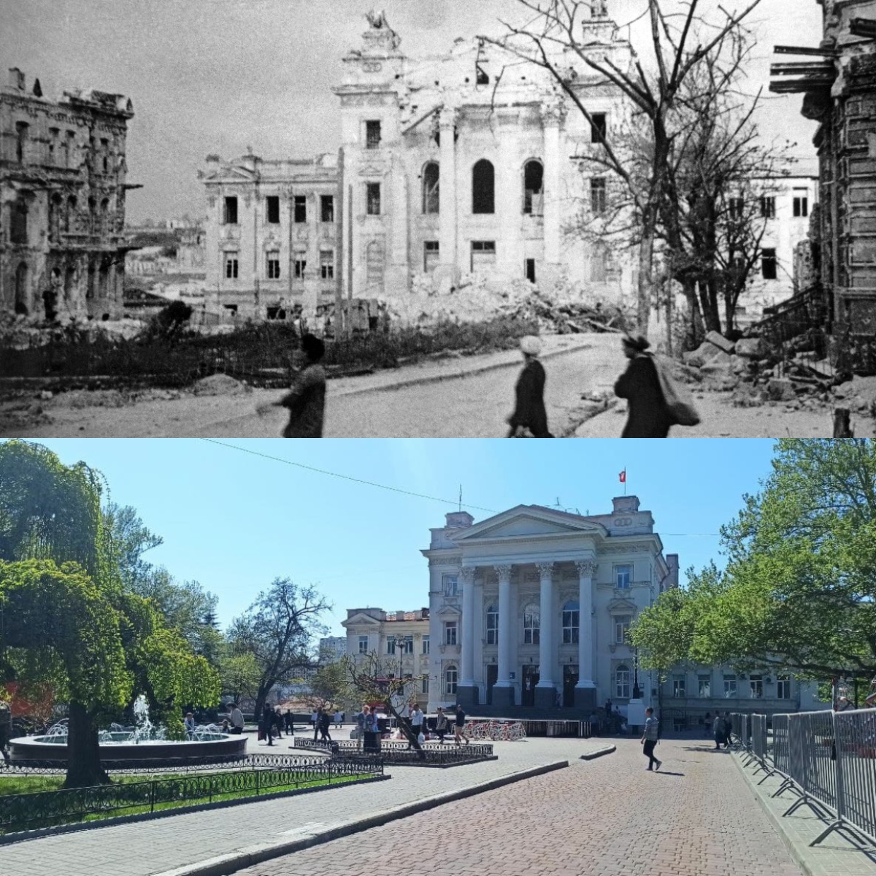 Севастополь в 1944 году и 2021-м: каким был город после войны и каким стал в составе РФ