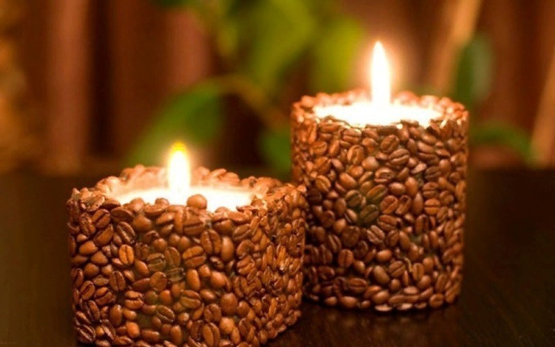Кофейные зерна в интерьере: 7 идей применения, которые заставят ваш дом благоухать