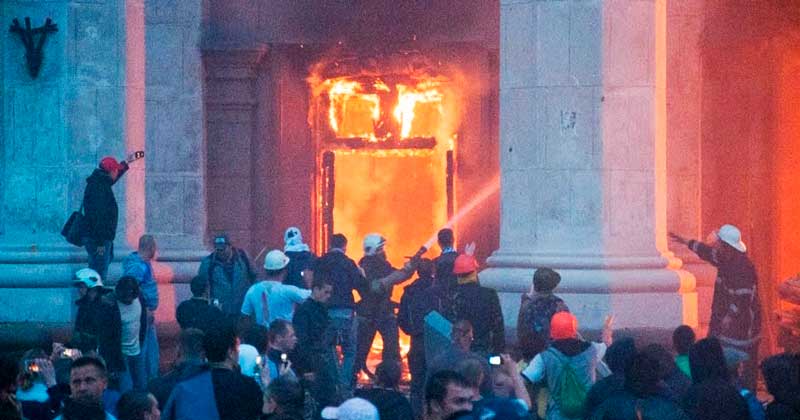 Как убивали одесситов в Доме Профсоюзов 2 мая 2014 г.