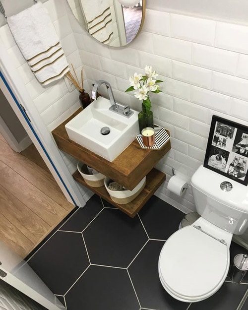 Хрущевский маленький туалет и что с ним можно сделать: 20 удобных и стильных идей идеи для дома,интерьер и дизайн