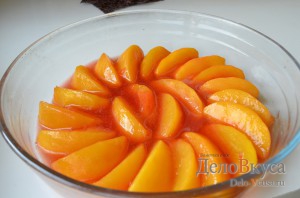 Карамелизированные персики. Начинка из персиков десерты,кулинария
