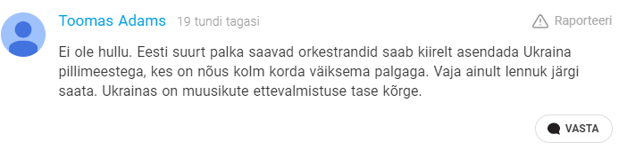 В Сети «проводили» эстонские оркестры анекдотом про Россию и похоронный марш