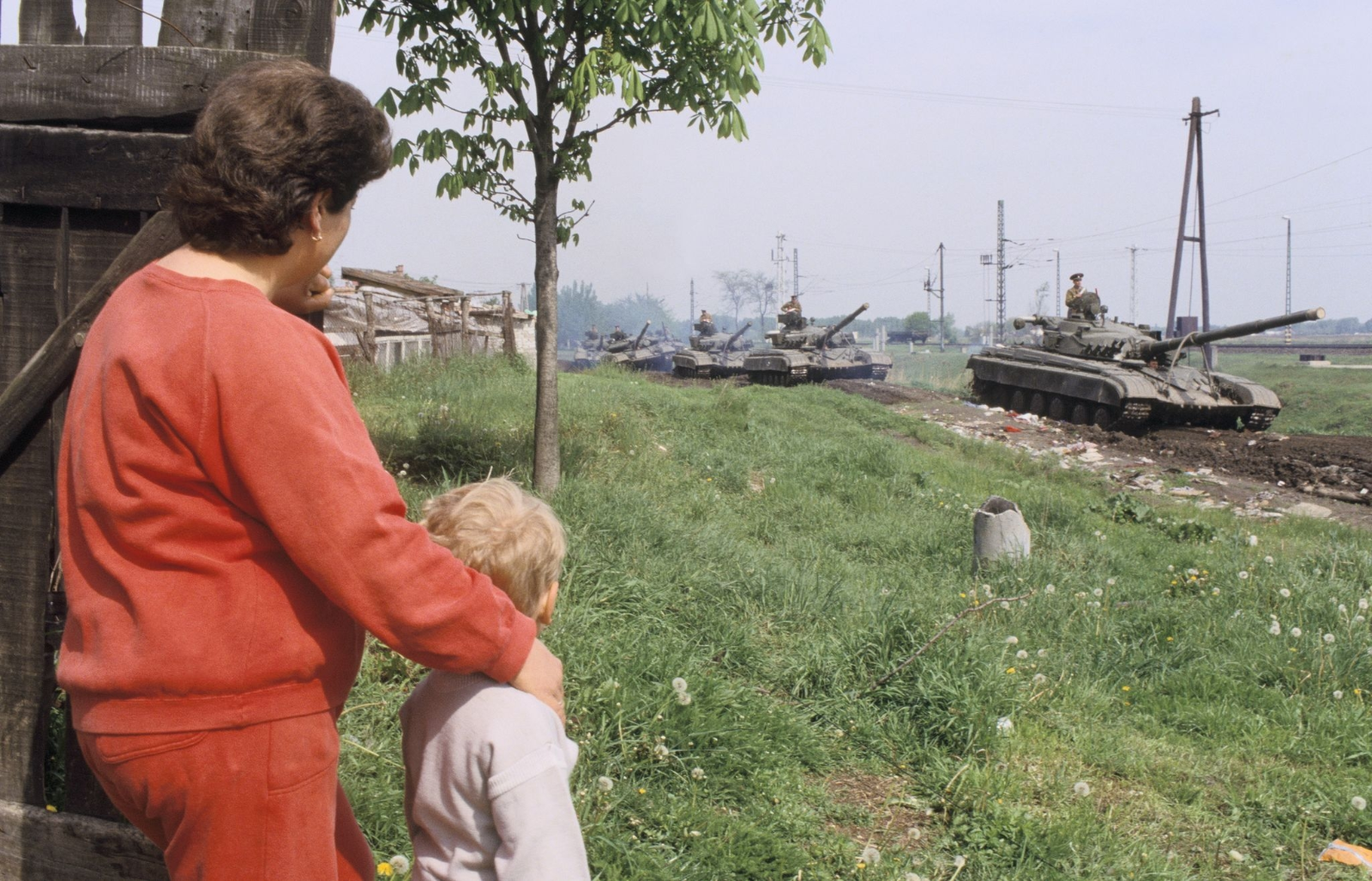 Вывод советских танков из Будапешта, 25 апреля 1989