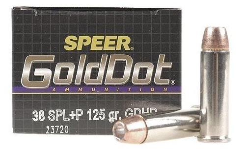 Патроны .38 Special +P Speer Gold Dot Short Barrel