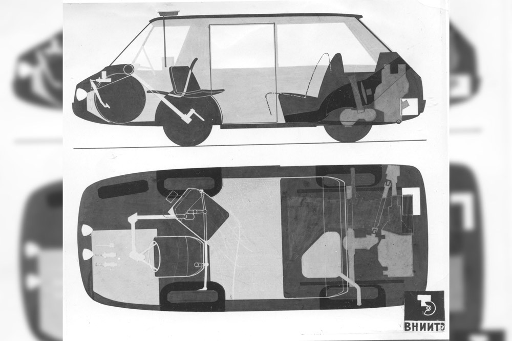 Мотор сзади, просторный салон и электропривод двери: провалившийся проект советского такси Марки и модели,ретро,такси