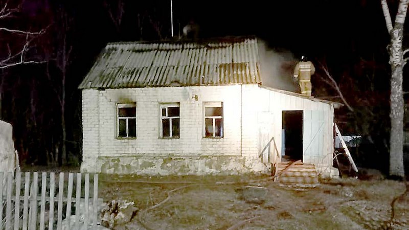В Пронском районе Рязанской области горел фельдшерско-акушерский пункт