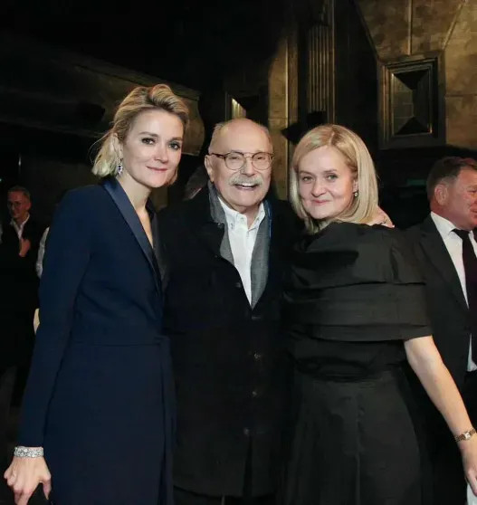 Никита Михалков с дочерьми