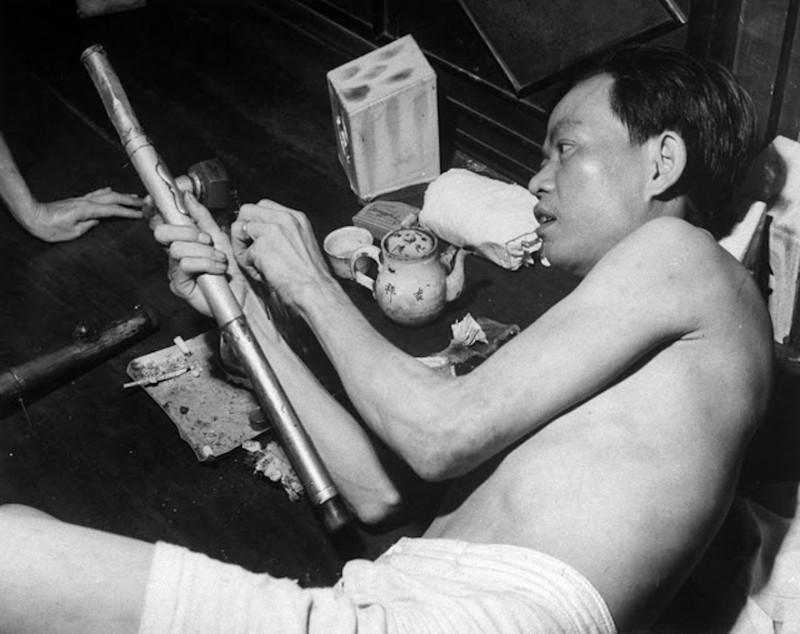 Клиника лечения опиумной зависимости, Сайгон, 1949 Вьетнам, история, курьезы, ностальгия, опиум