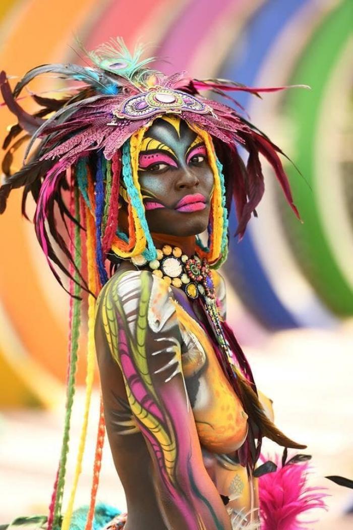 20 сочных снимков с фестиваля бодиарта в Экваториальной Гвинее