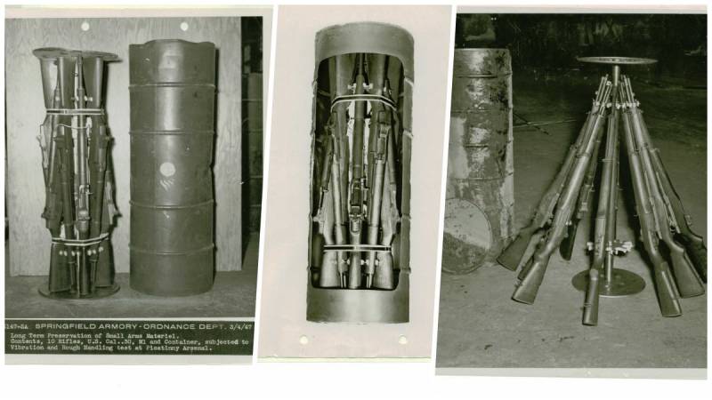 Пулемёт в консервной банке. Контейнеры длительного хранения от Спрингфилдского арсенала оружие