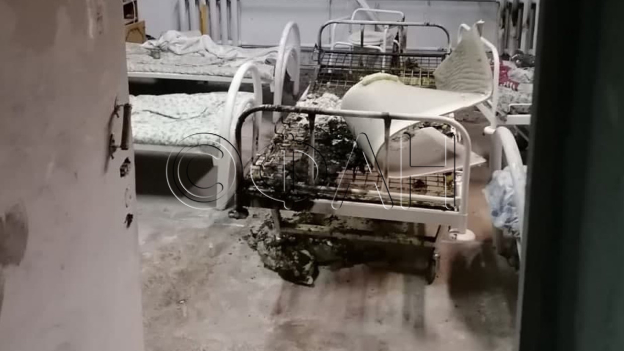 ФАН публикует фото сгоревшей больницы в Ярославле Происшествия