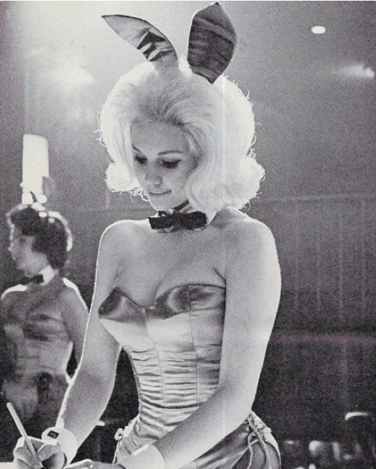 Retro playboy bunny