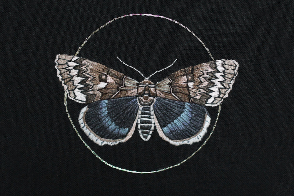 потрясающая вышивка грибов растений и животных 