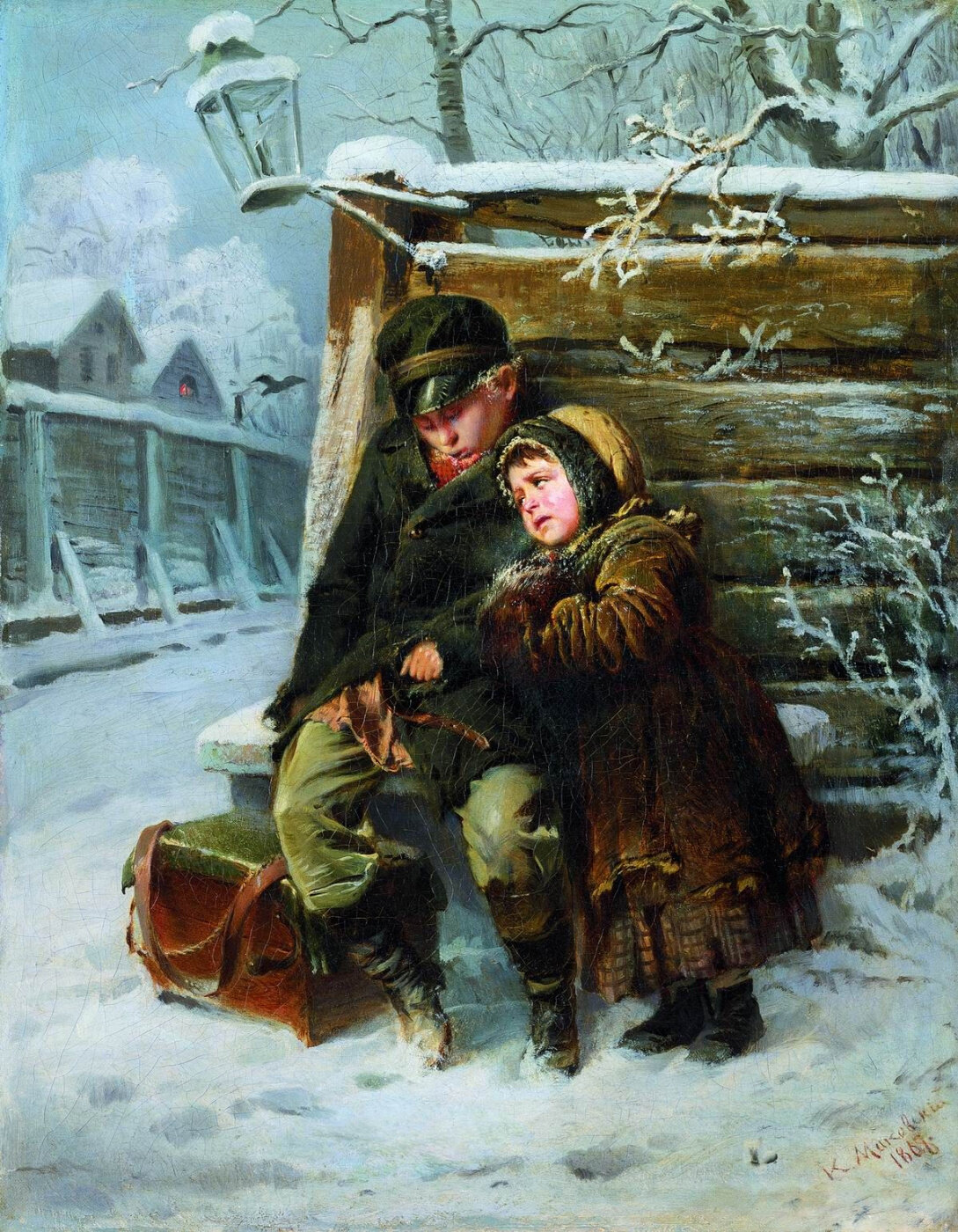 Как называется картина русского художника. Маковский маленькие шарманщики. Константина Егоровича Маковского (1839–1915),.