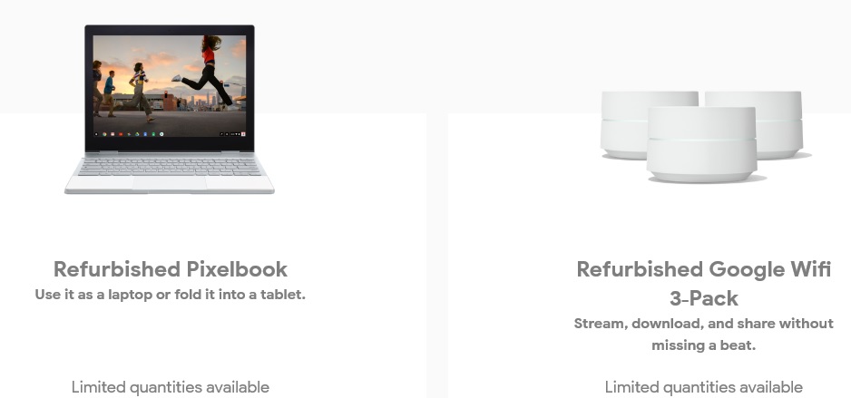 Google тоже начал продавать восстановленные устройства Google тоже начал продавать восстановленные устройства google,бытовая техника,компьютеры,ноутбуки,техника,электроника