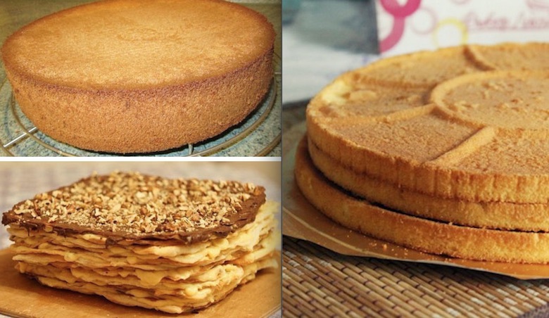 Топ-5 рецептов: лучшие коржи для тортов еда,пища,рецепты,выпечка,коржи для торта,кулинария,рецепты,тесто