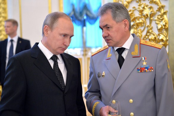 Владимир Путин и Сергей Шойгу. Фото: GLOBAL LOOK press/Kremlin Pool