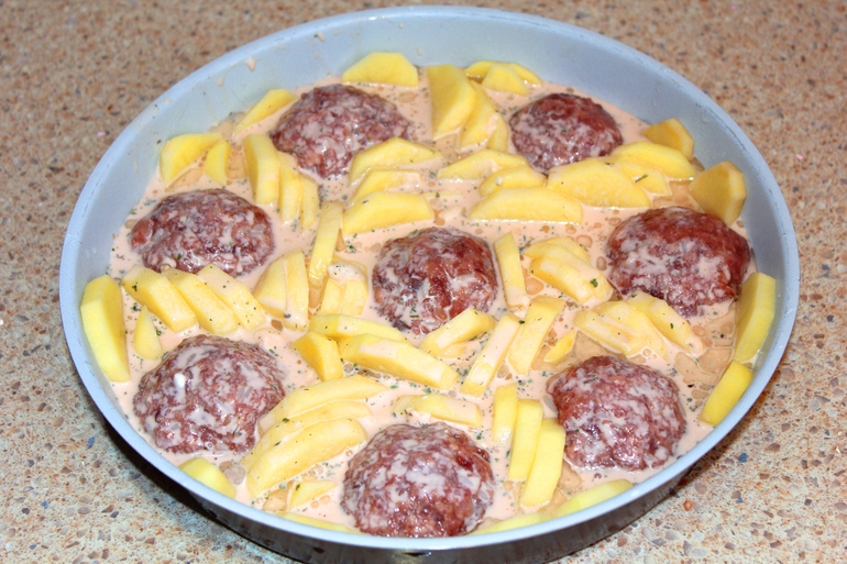 запеканка из фарша и картофеля