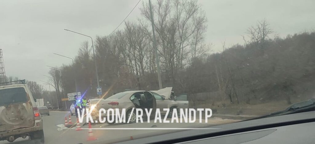 На Ряжском шоссе Рязани произошло серьёзное ДТП