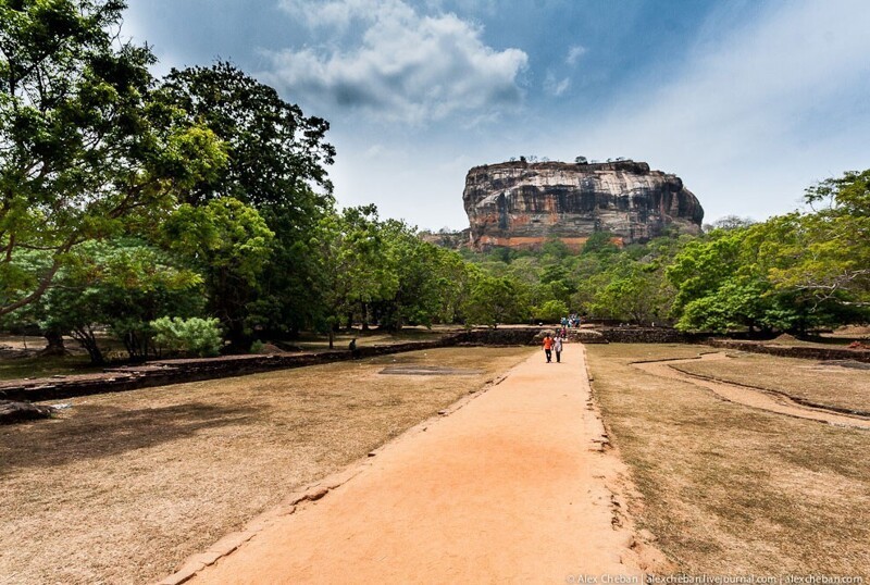 Сигирия — удивительный город, приютившийся на вершине скалы из первых уст,Сигирия,Шри-Ланка