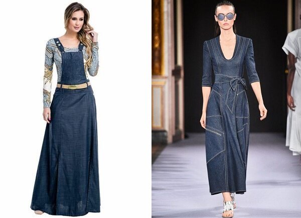 25 классных моделей платьев из… джинсы! идеи и вдохновение,мода,одежда