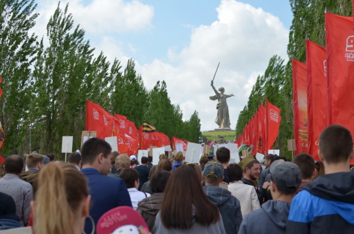 Бессмертный полк в городе-герое Волгограде