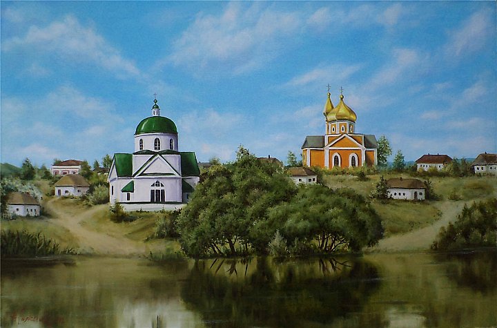 Лечите душу тишиной... Художник Максим Колесник живопись