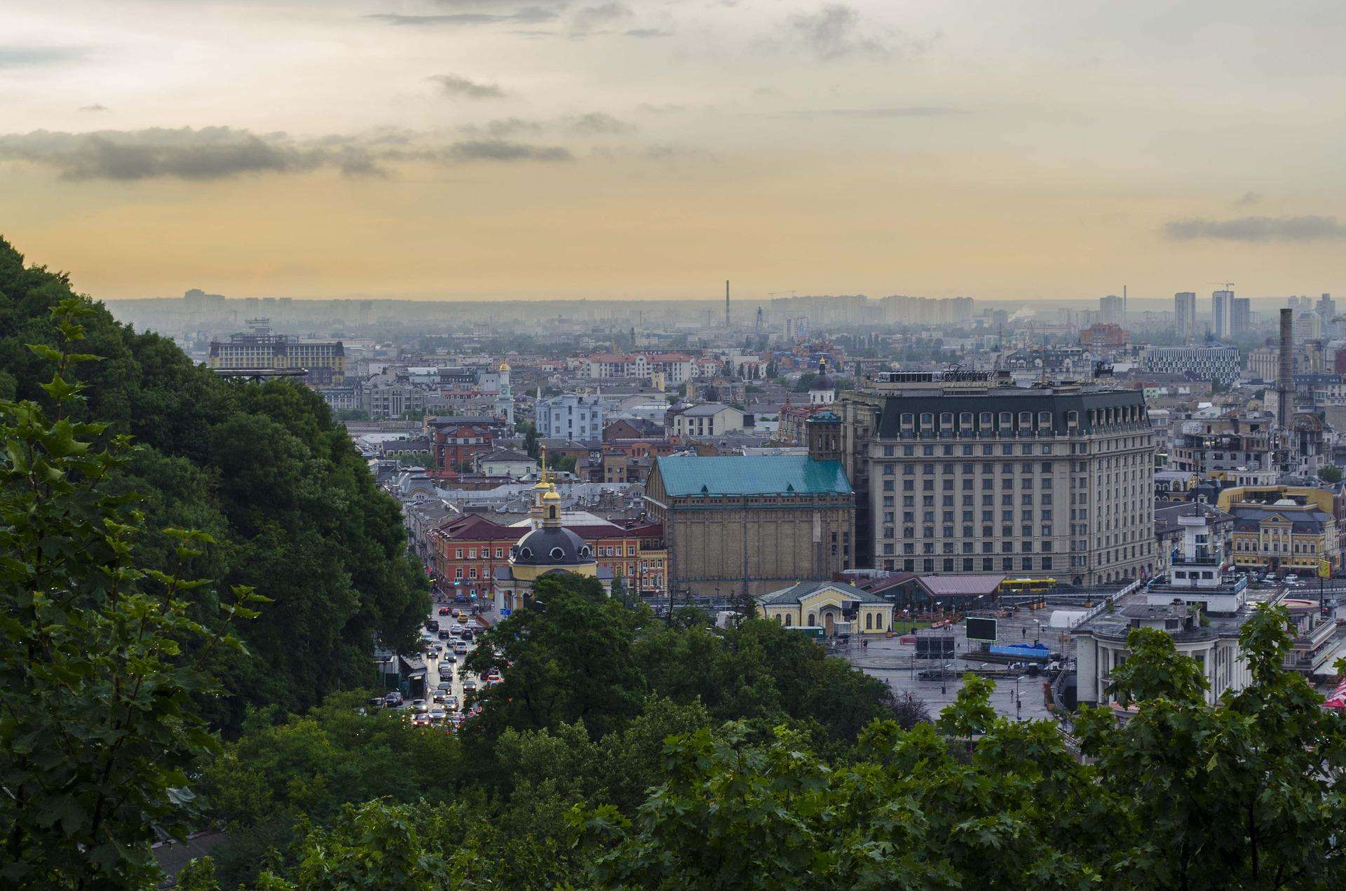 Киев панорама города