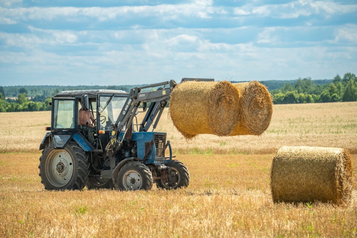 На территории Лихославльского округа продолжается заготовка кормов