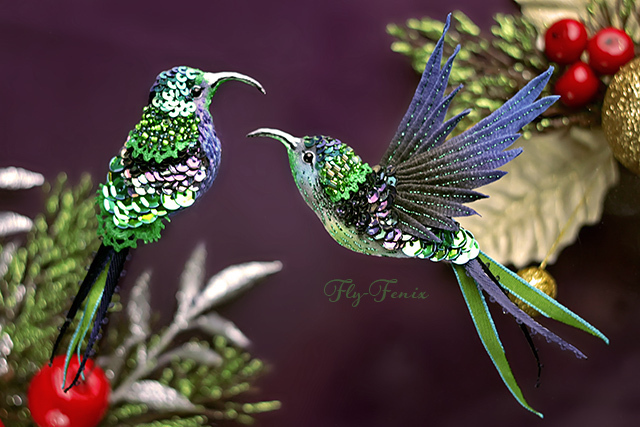 Райские птички Юлии Гориной Райские птички Юлии Гориной handmake,поделки своими руками,украшения