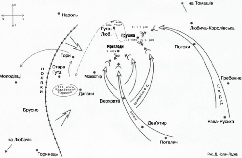 Март 1945: Ликвидация бандеровцев у горы Монастырь