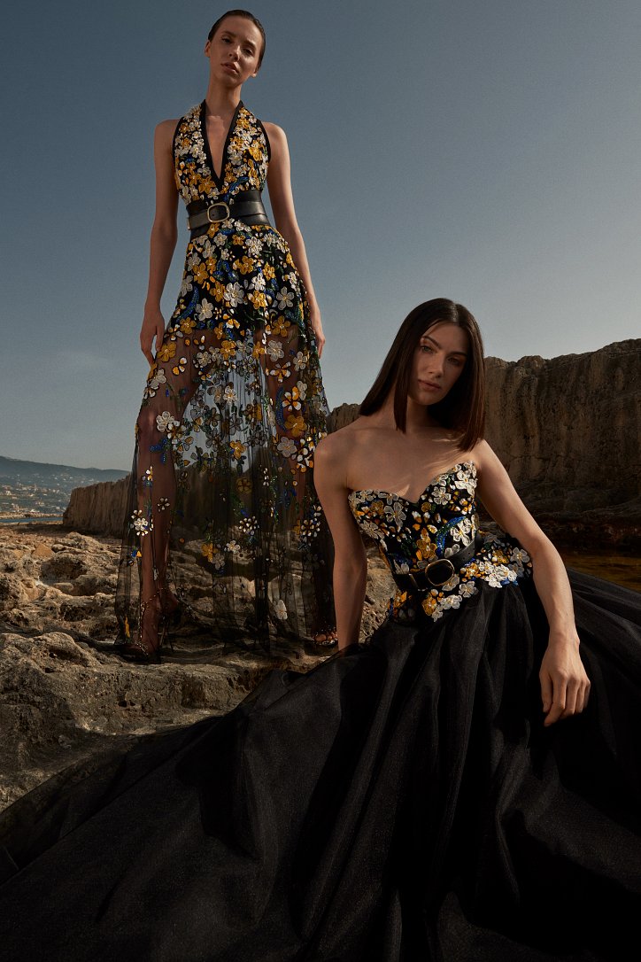 Коллекция Elie Saab Resort 2020 платья, ​​​​​​​Ливанский, платьев, сочных, насыщенных, оттенках, принтованные, крупными, яркими, цветамиПомимо, коллекцию, повседневные, также, вошли, комбинезоны, ансамбли, брюками, шортамиКоллекция, Resort, 2020Вечерние