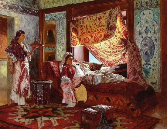 Мастер восточных сюжетов Rudolf, Эрнст, австрийского, Париж, Рудольфа, Рудольф, Ernst, художник, Востоку, Эрнста, Ближнему,   Восточные, большим, работы, экспонировал, успехом, Совершил, путешествий, несколько, выставках