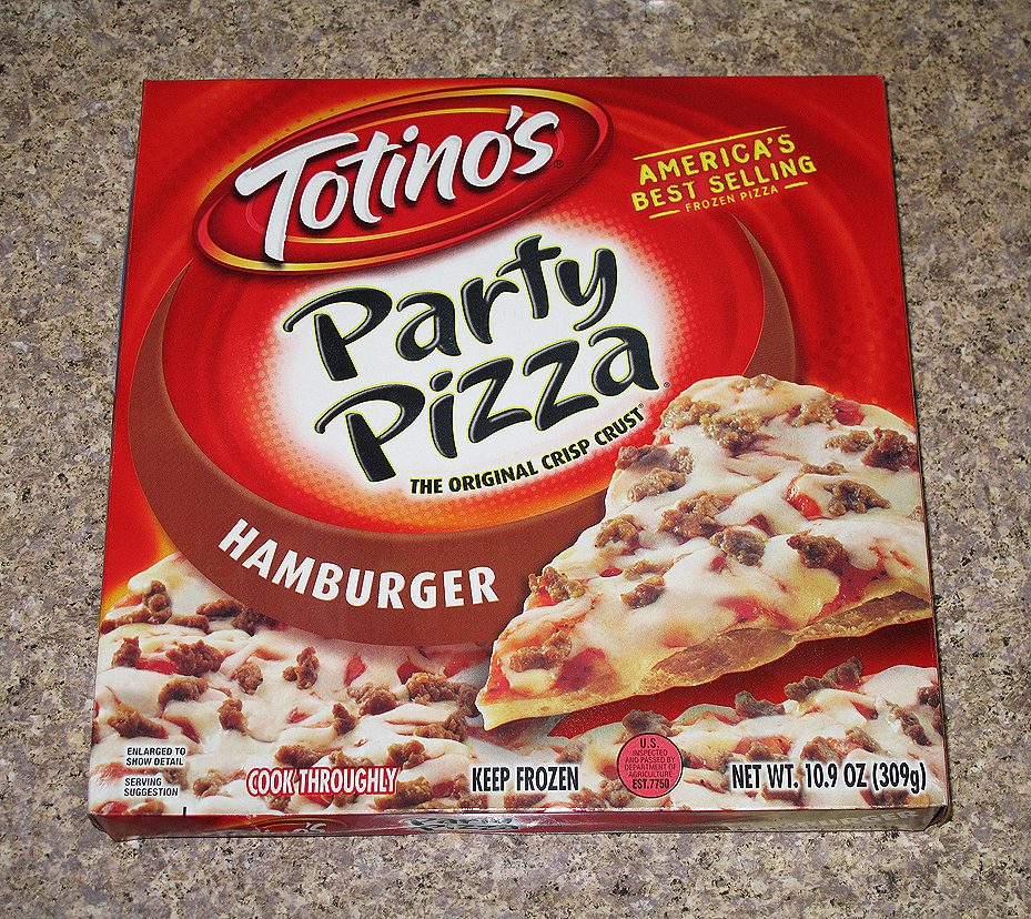 The Blog About Stuff™: Totino&#39;s Hamburger Party Pizza: Пати Пицца от Тотинос
