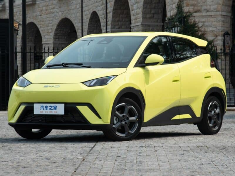 Представлен интерьер BYD Seagull перед запуском 18 апреля