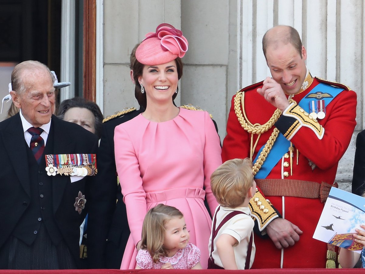 Royal Family Trooping the Colour 2017
