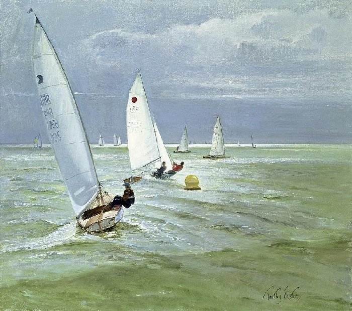 Около буя. (Around the Buoy). Художник: Timothy Easton. 