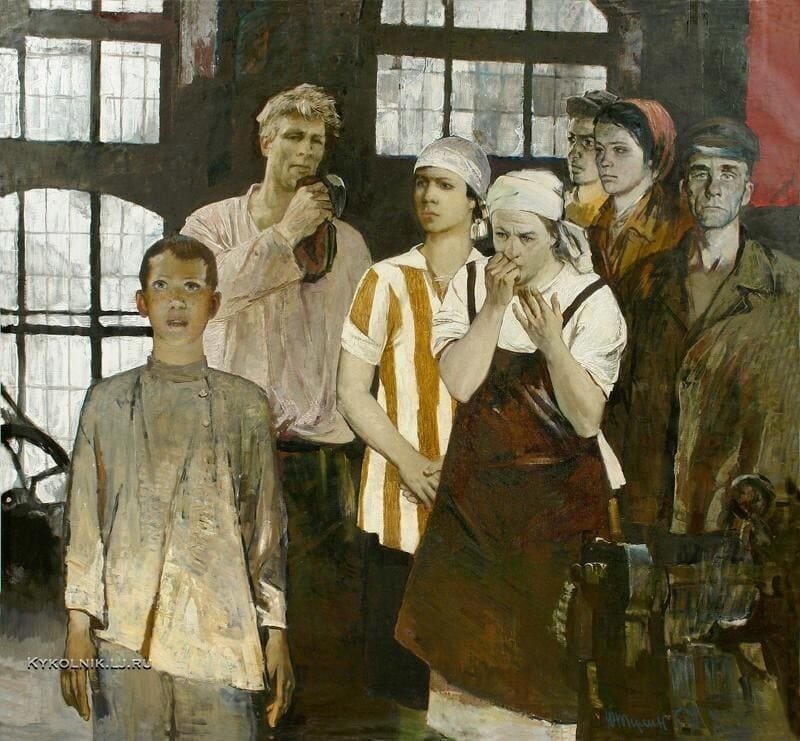 Советская жизнь в живописи живопись