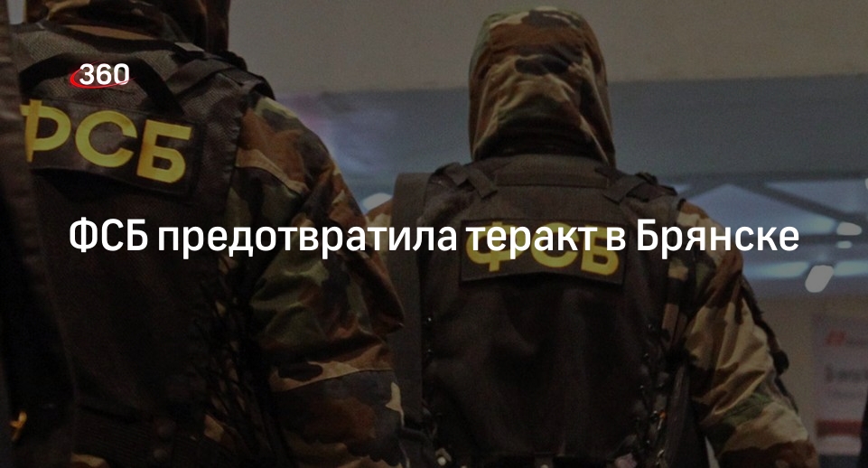 ФСБ задержала россиянина, запланировавшего теракт в Брянске