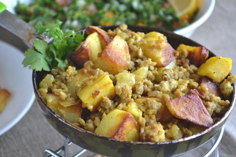 12 легких рецептов картошки по-деревенски на сковороде гарниры,овощные блюда