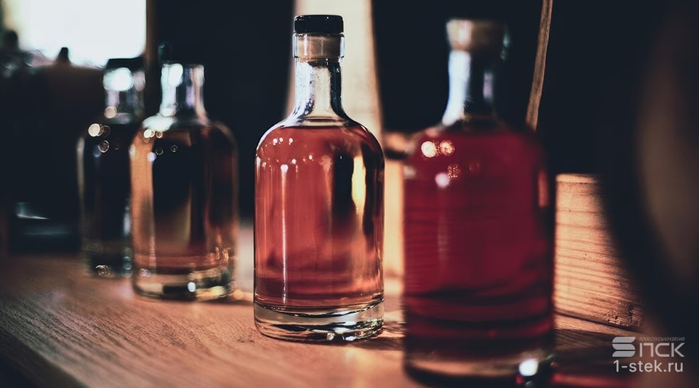 Стеклянные бутылки для элитного алкоголя